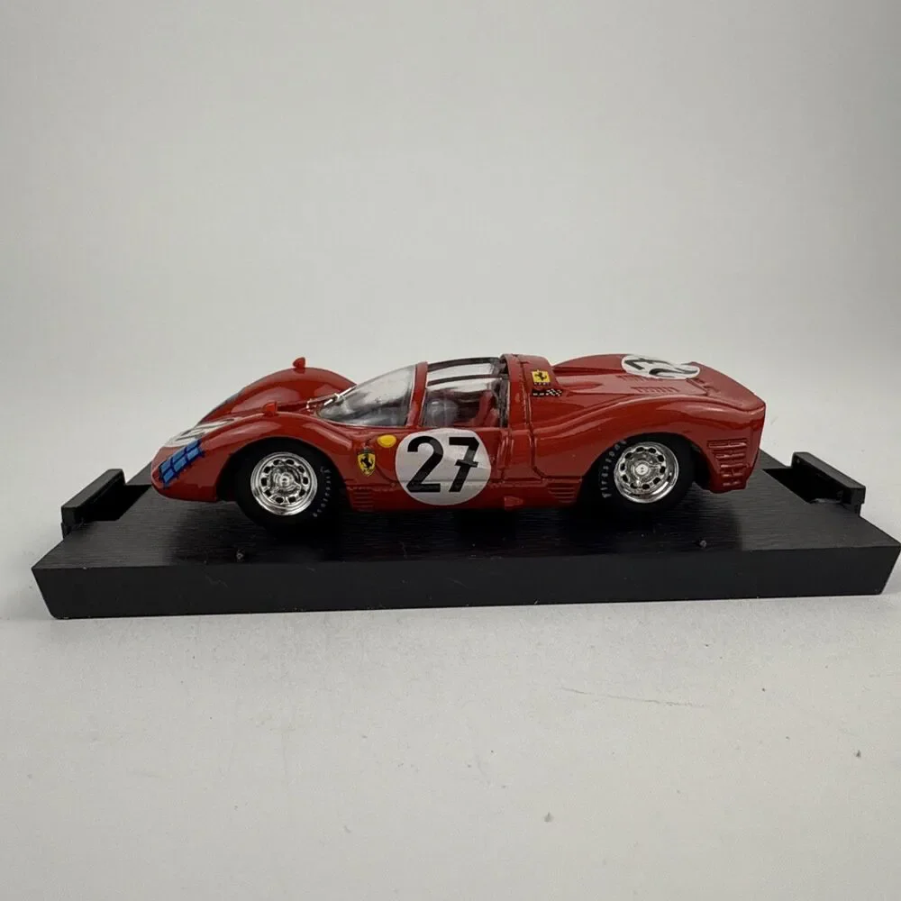 Brumm Models 1:43 Scale R158 - 1966 Ferrari 330 P3 HP120 Red #27